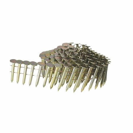 TINKERTOOLS 1.25 Wire Coil Roofing Nails 15 deg Smooth Shank, 100PK TI2185076